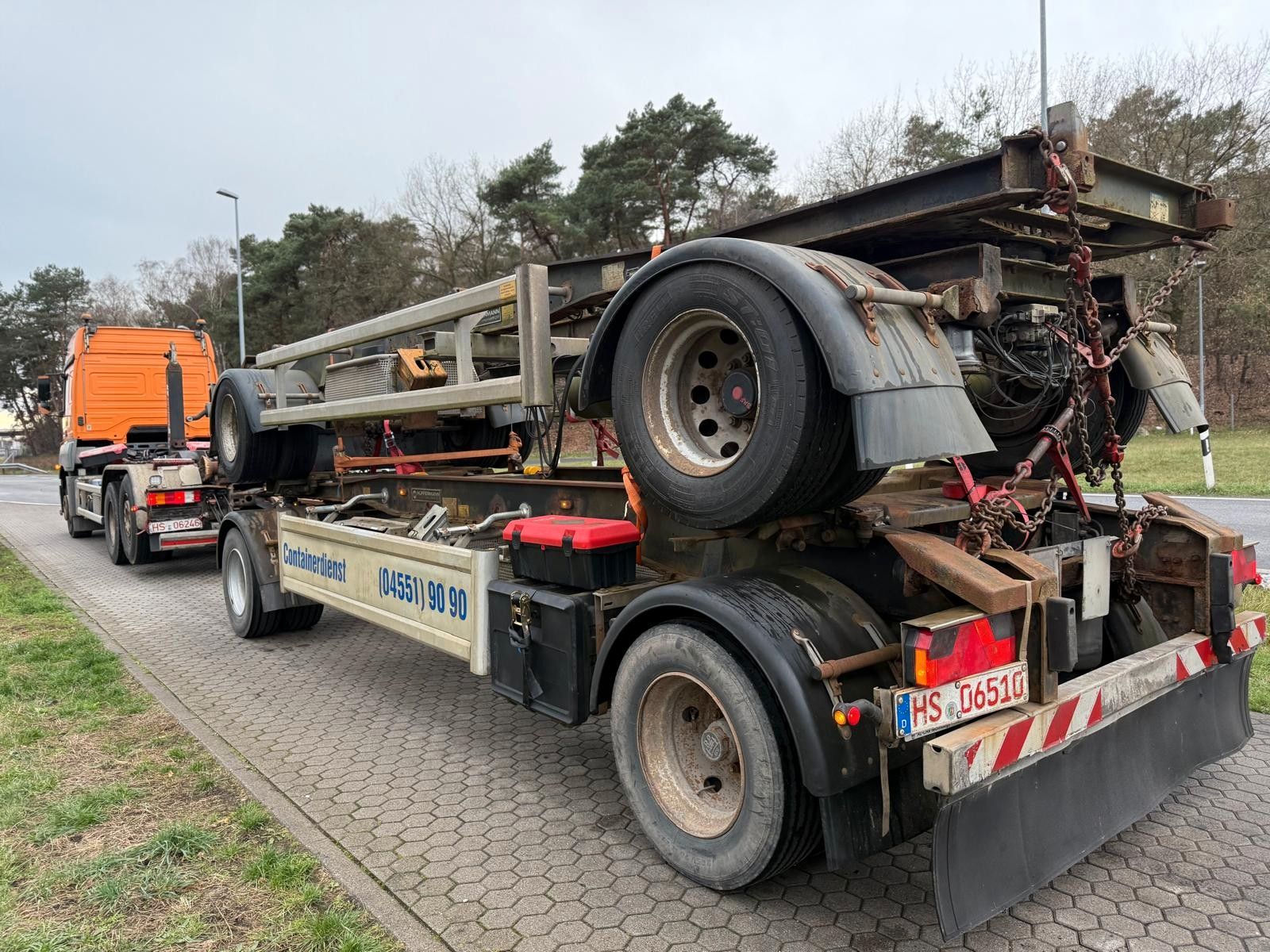 HUEFFERMANN – HSA 18.70 Schlittenabroller Containeranhänger 2x - Bild 4