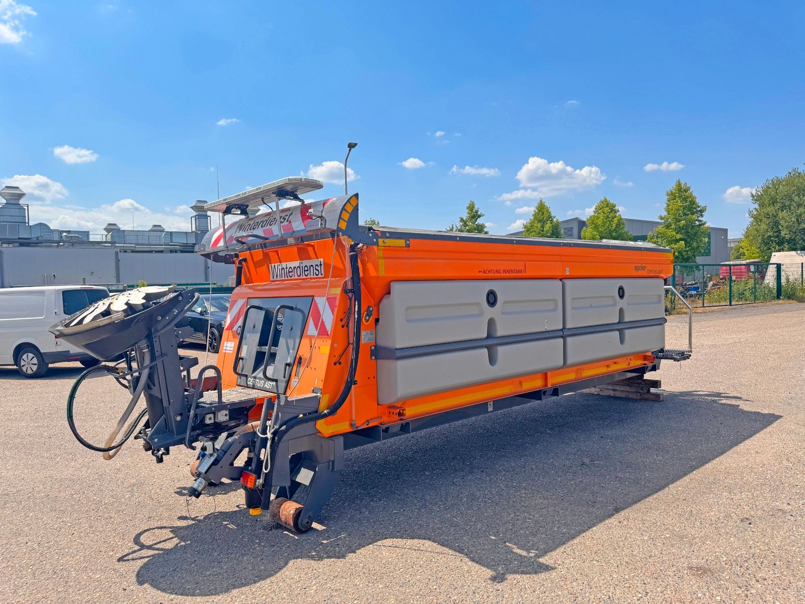 ANDERE – Abrollaufbau Salzstreuer Diesel Separat Motor - Bild 19
