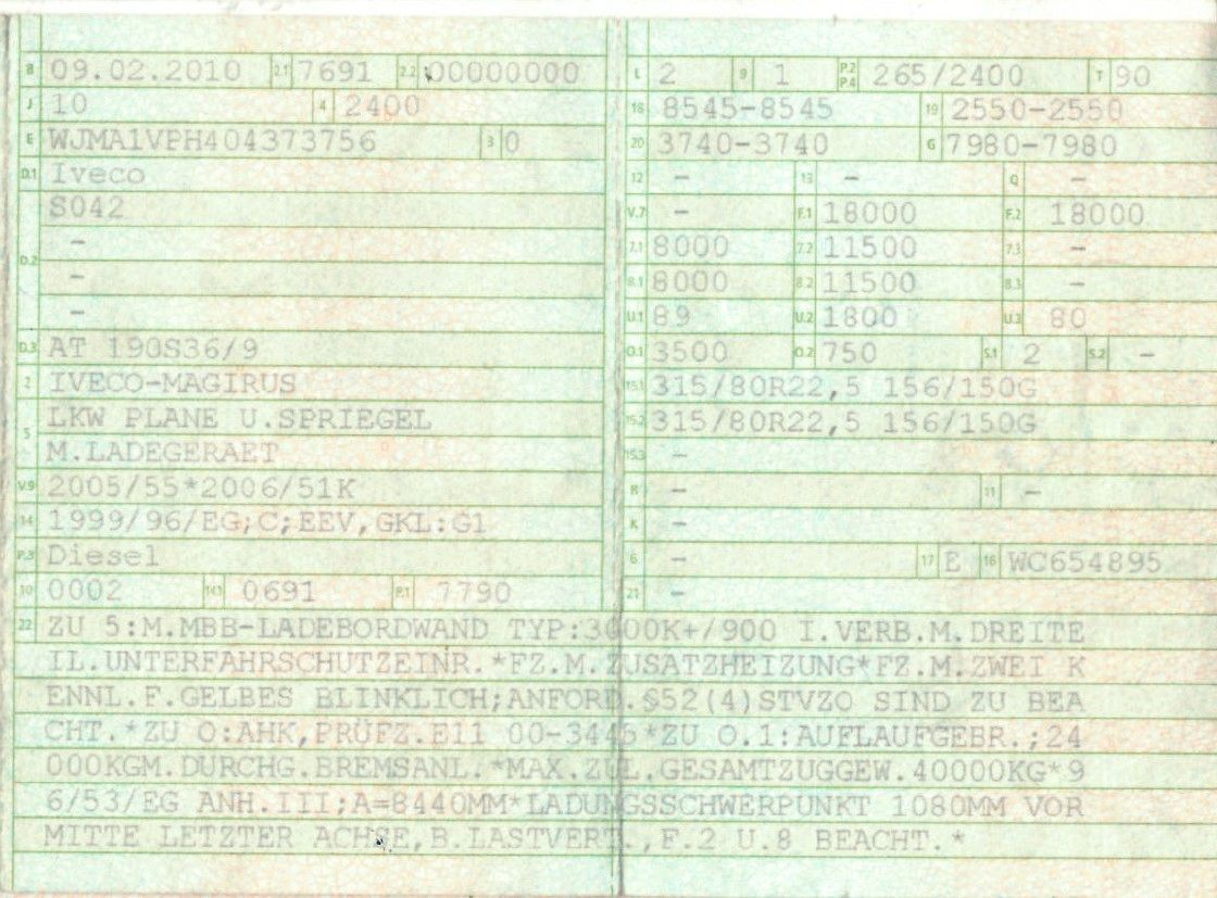 IVECO – 190S36/9 Stralis Pritsche & Hebebühne 3 to. TOP - Bild 2