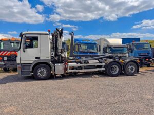MERCEDES-BENZ – 2541 6X2 Abroller Meiller mit Kran Atlas & Funk - Bild 1