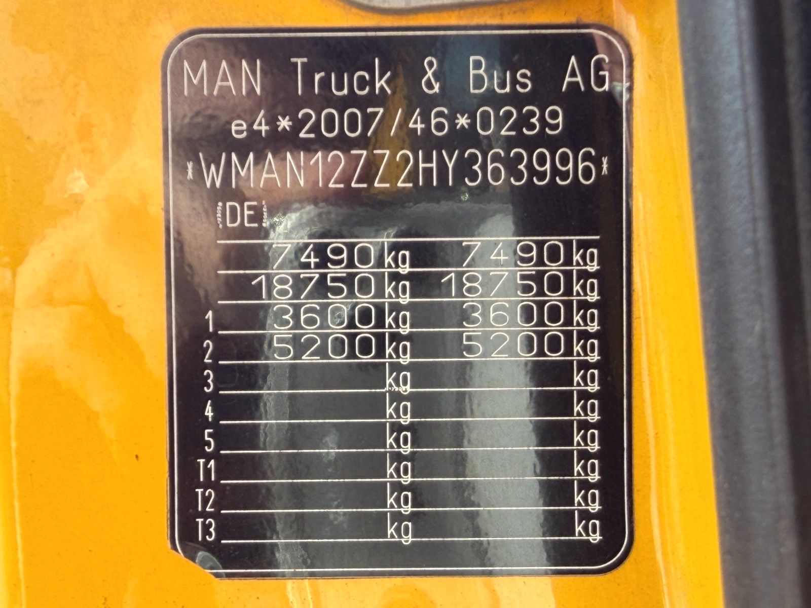 MAN – 8.250 4x2 | Tautliner | 6 Zylinder | LBW | AHK - Bild 3