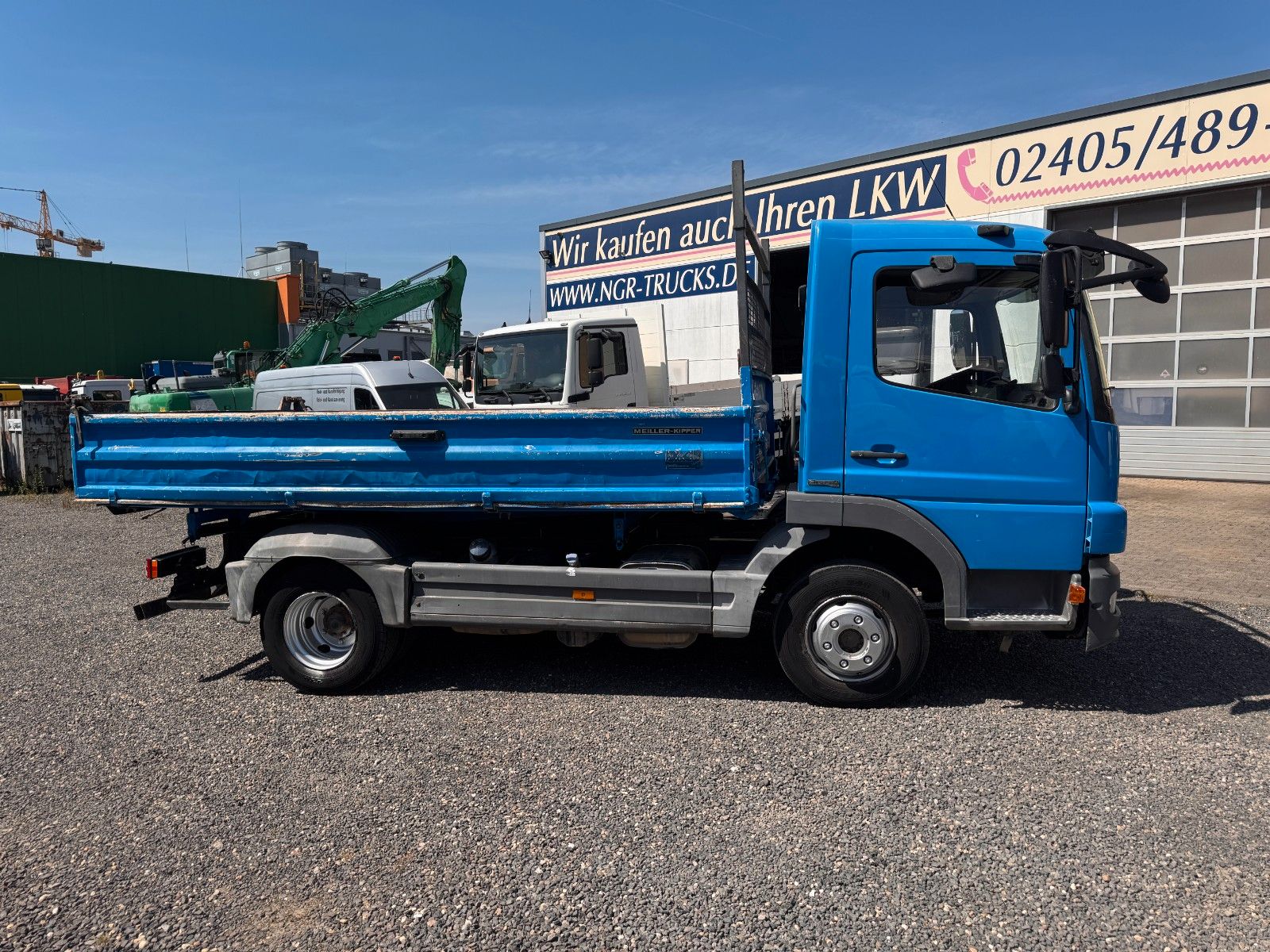 MERCEDES-BENZ – 822 4X2 Meiller 3 Seitenkipper nur Export - Bild 4