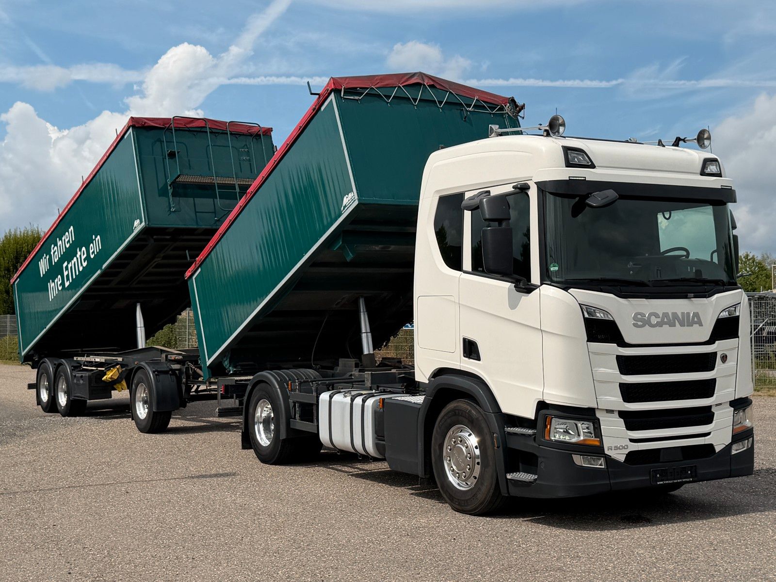 SCANIA – R500 + A. Müller ANH Kipper 24to. Retarder | Alu - Bild 1
