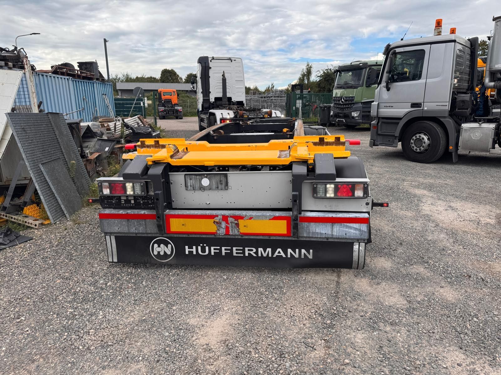 HUEFFERMANN – 2 Achs Abrollanhänger mit Schlitten Top Zustand - Bild 17